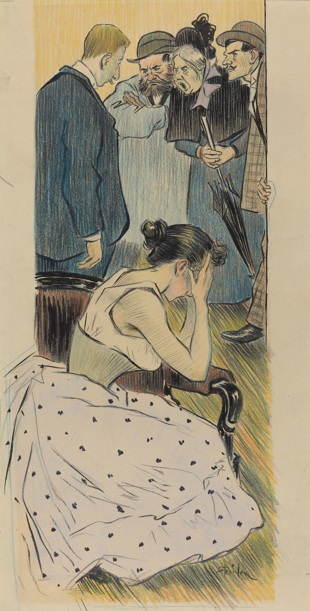 Zijn familie (lied) door Théophile Alexandre Steinlen