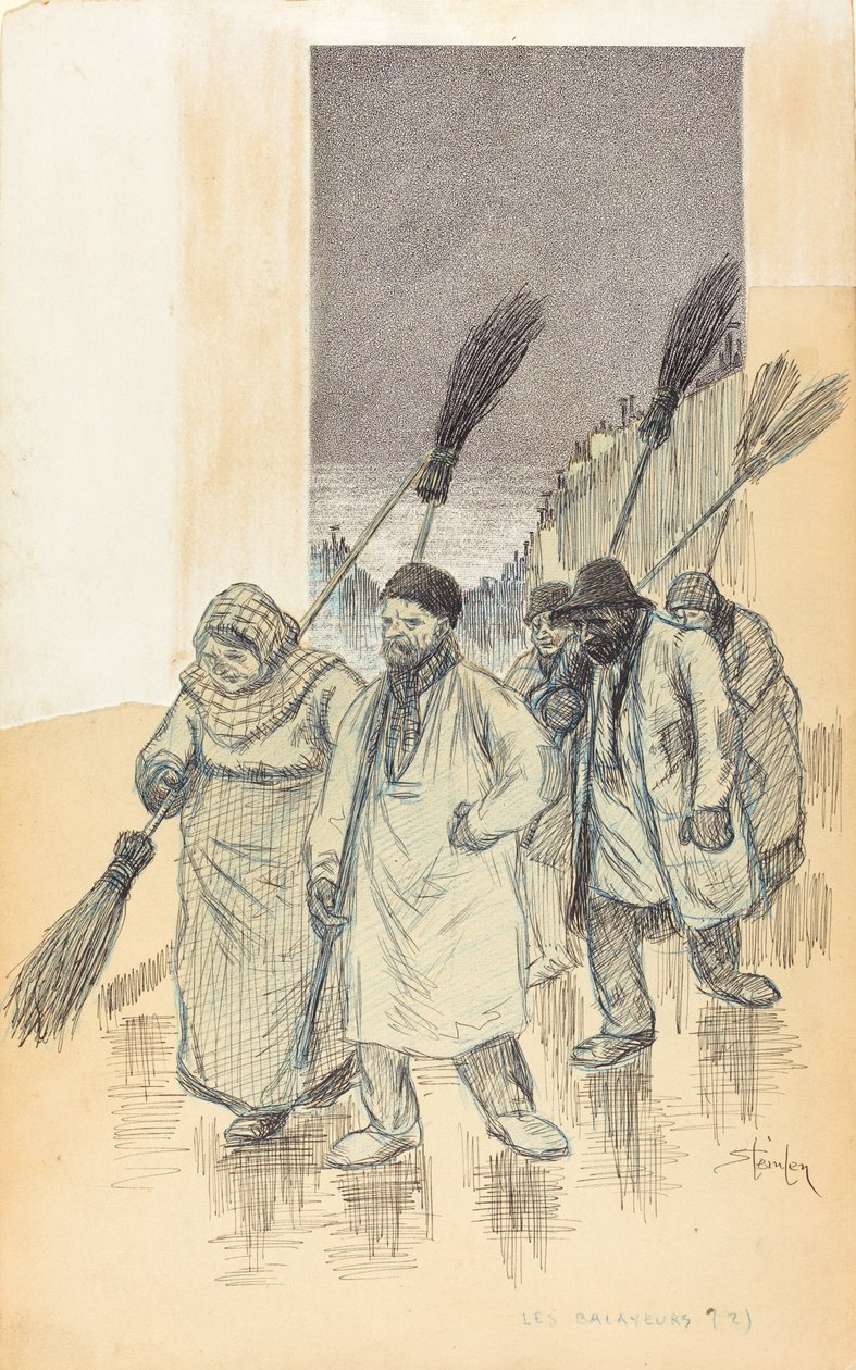 Veegers, 1888 door Théophile Alexandre Steinlen