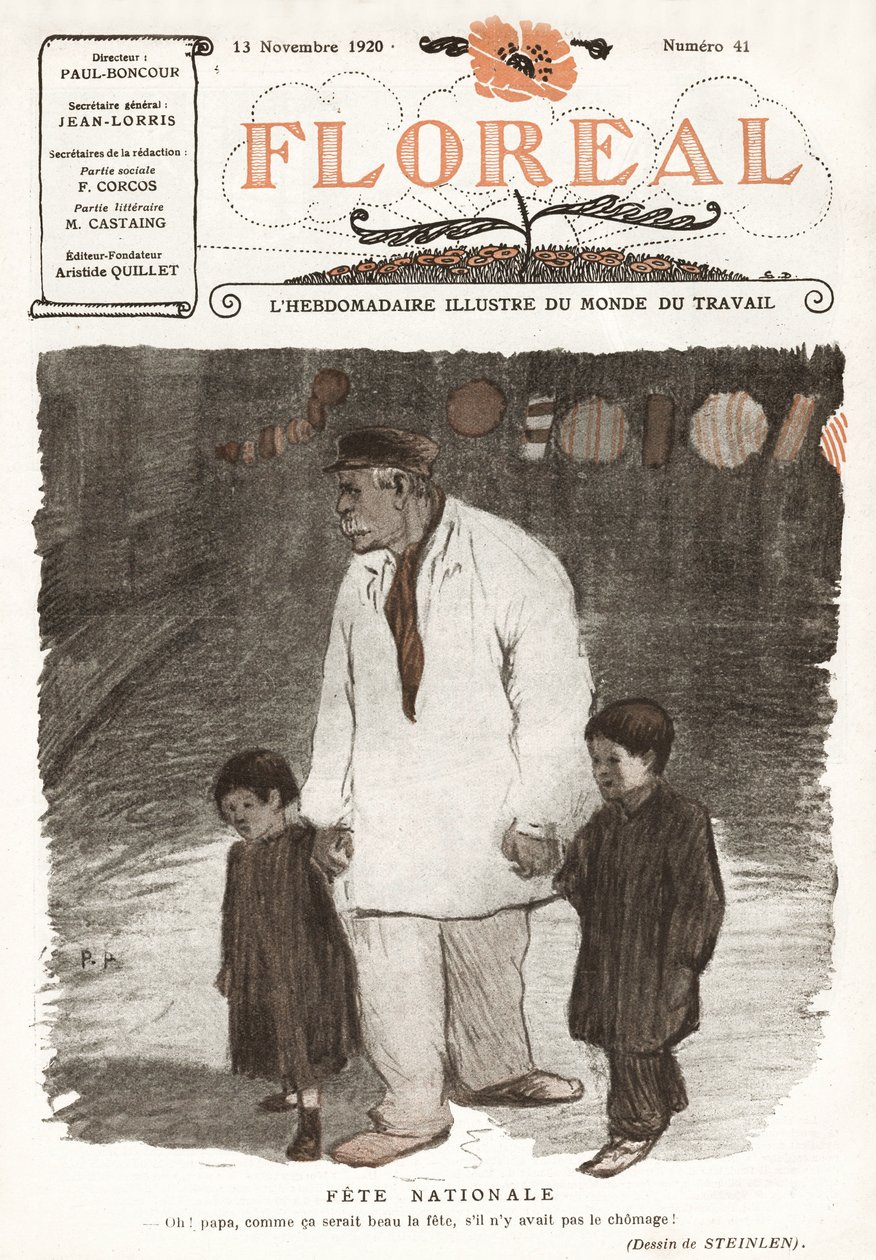 Onbekend beeld door Théophile Alexandre Steinlen