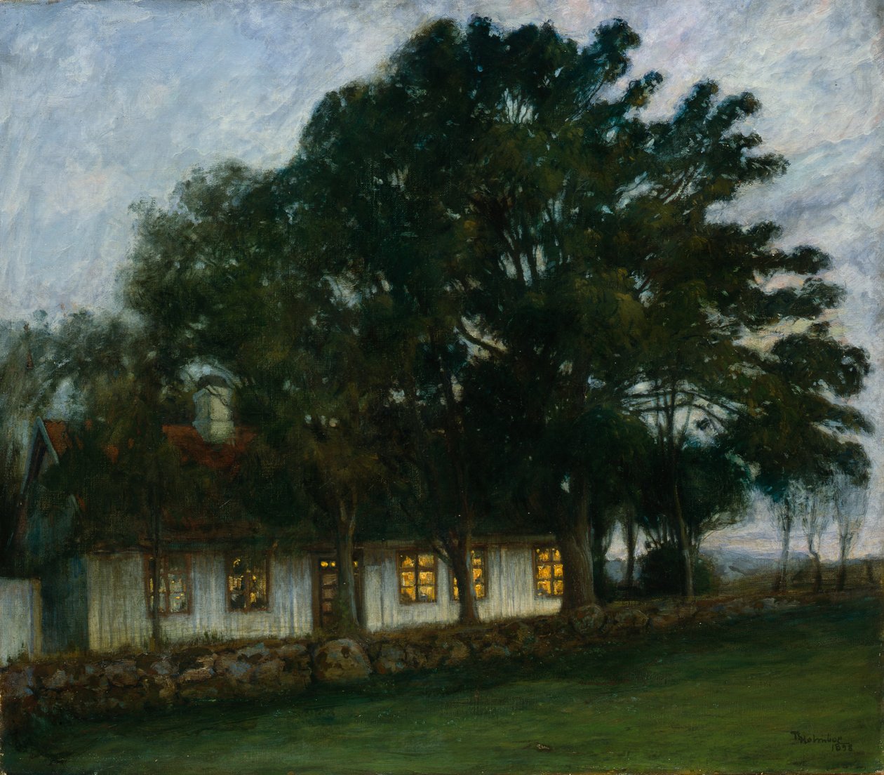 Kveldstemning door Thorolf Holmboe