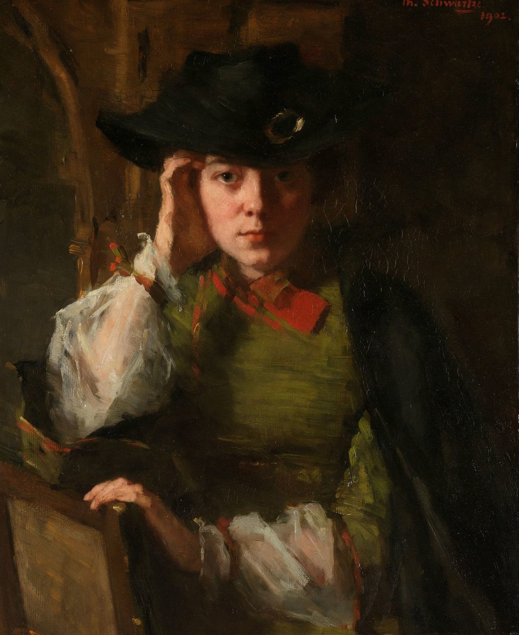 Portret van Lizzy Ansingh door Thérèse Schwartze