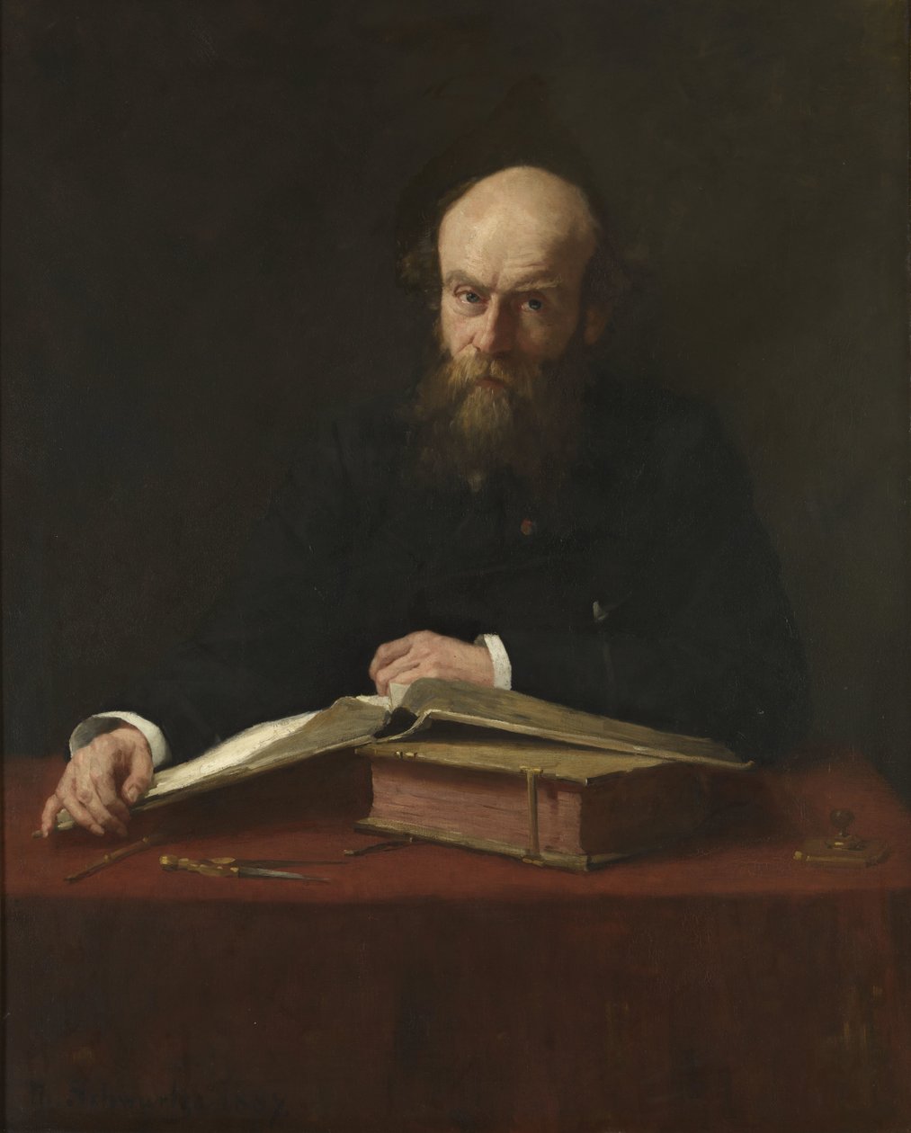 Portret van Dr. P.J.H. Cuypers (1827-1921) door Thérèse Schwartze
