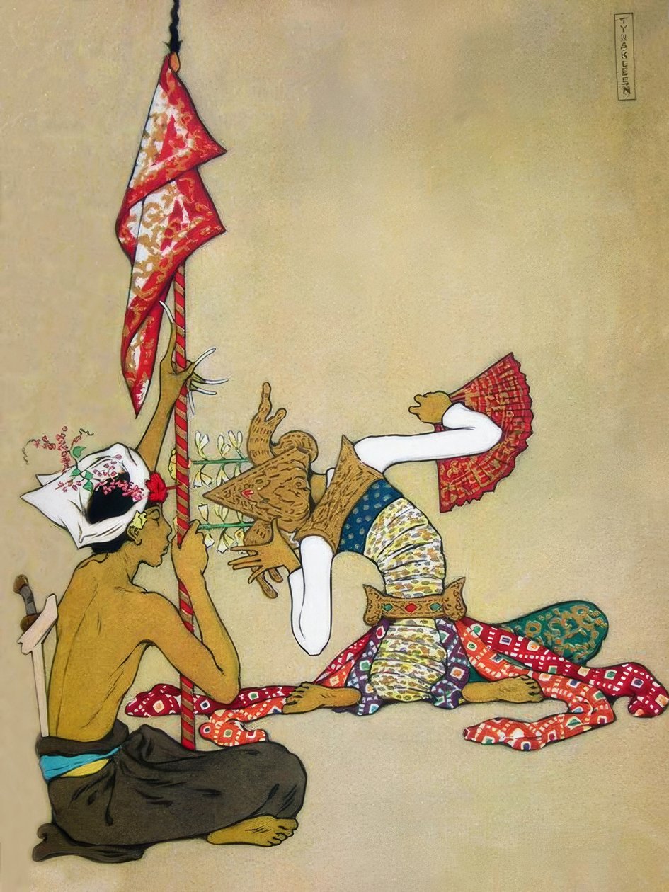Klassieke Balinese Danseres door Thyra Kleen