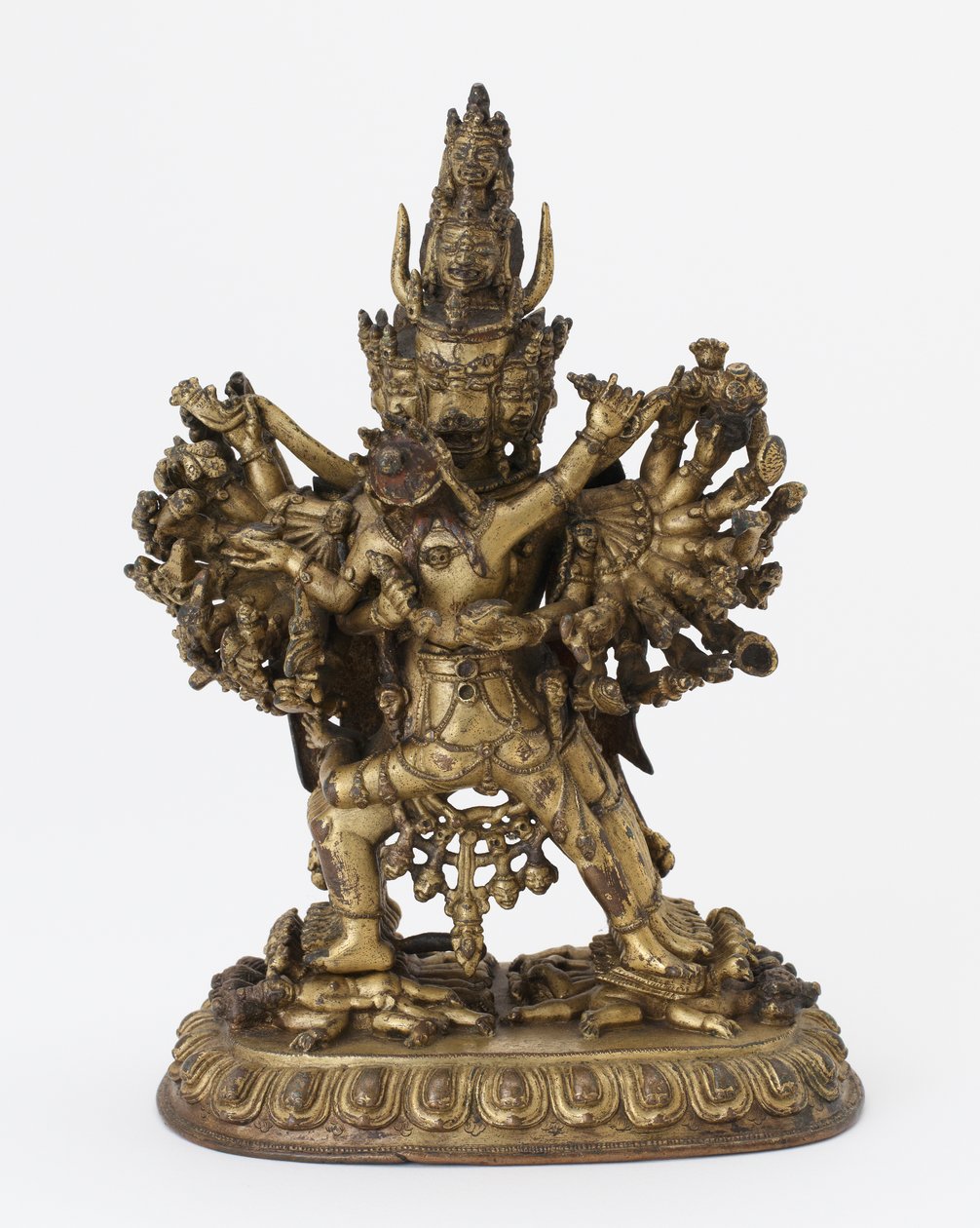 Yamantaka, 16e eeuw door Tibetan School
