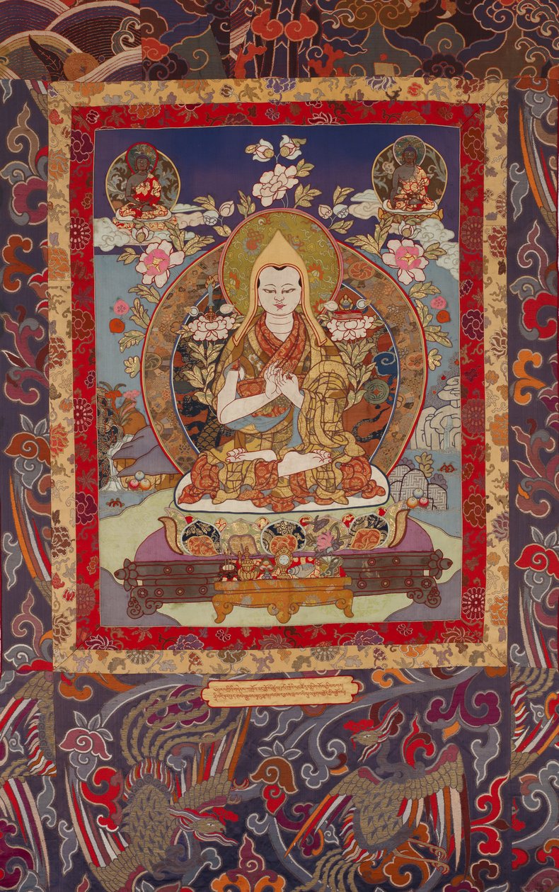 Tsong Khapa door Tibetan School
