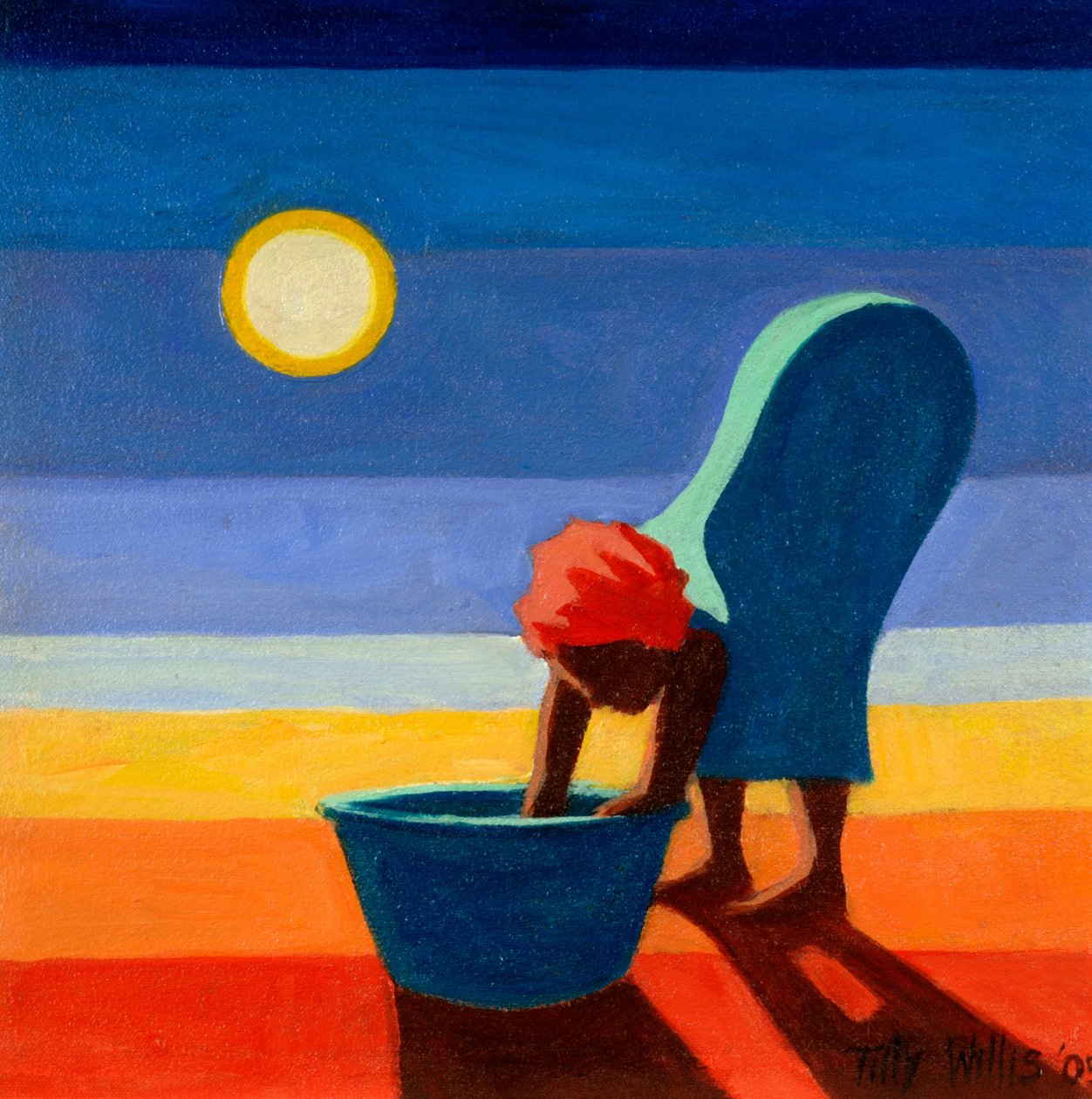 Buigende vrouw, 2005 door Tilly Willis