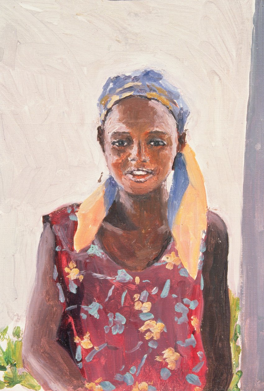 Malagassisch meisje, 1989 door Tilly Willis