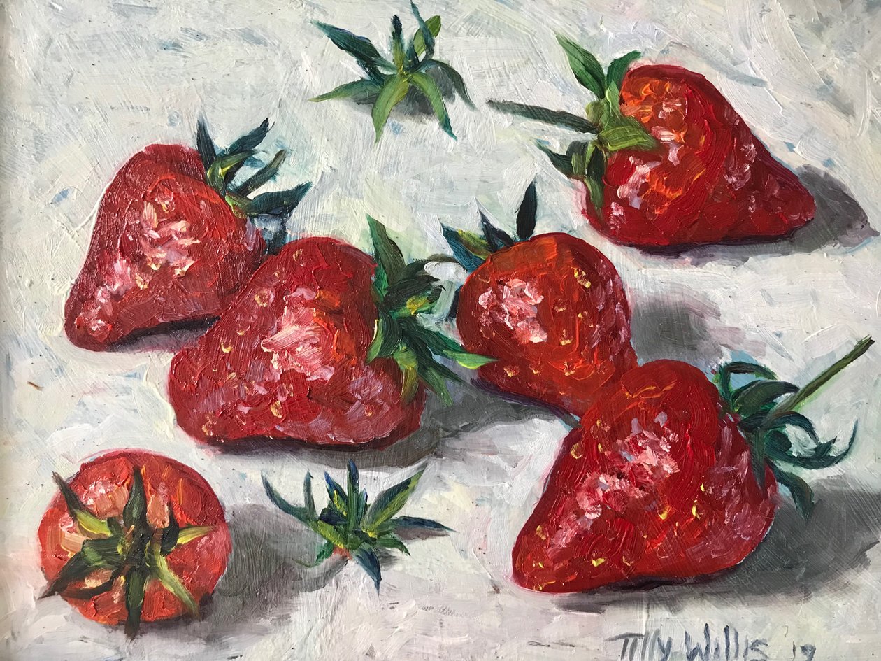 Aardbeien, 2019 door Tilly Willis