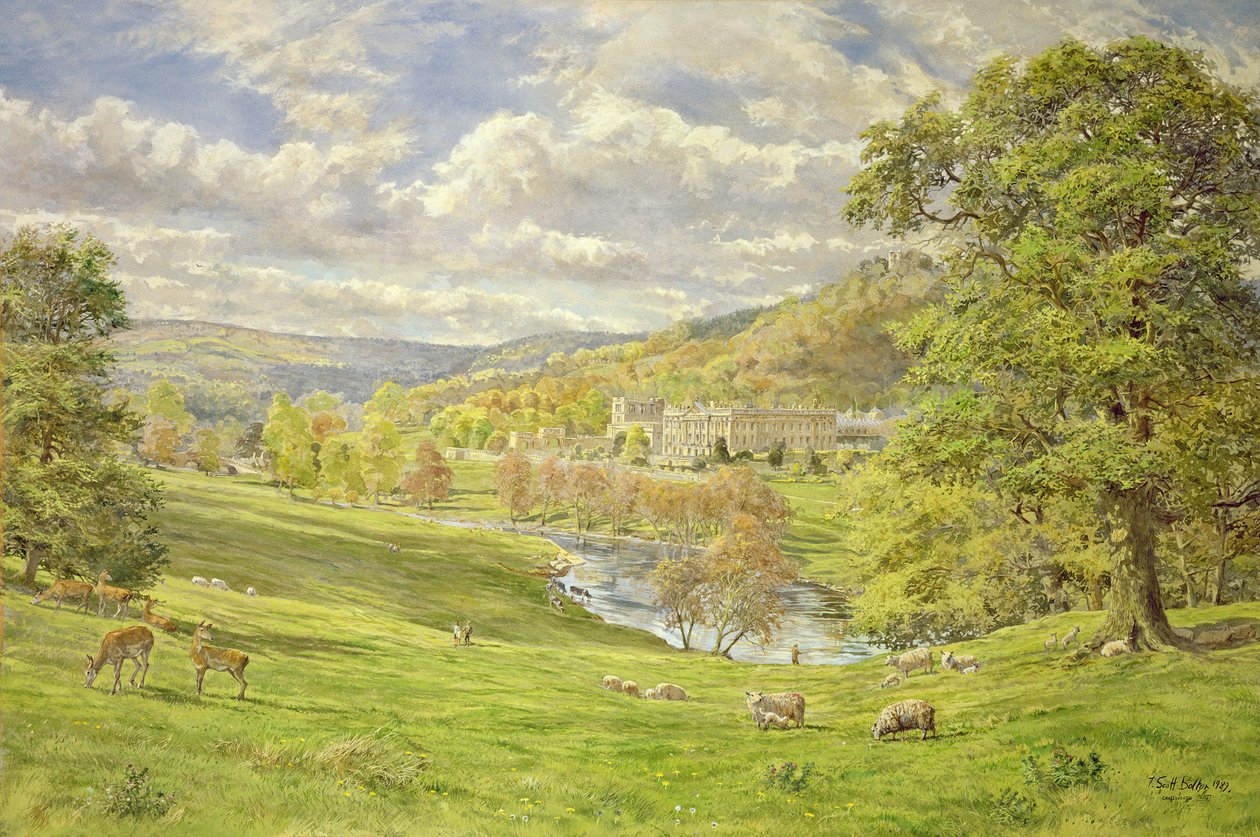 Chatsworth, 1989 door Tim Scott Bolton