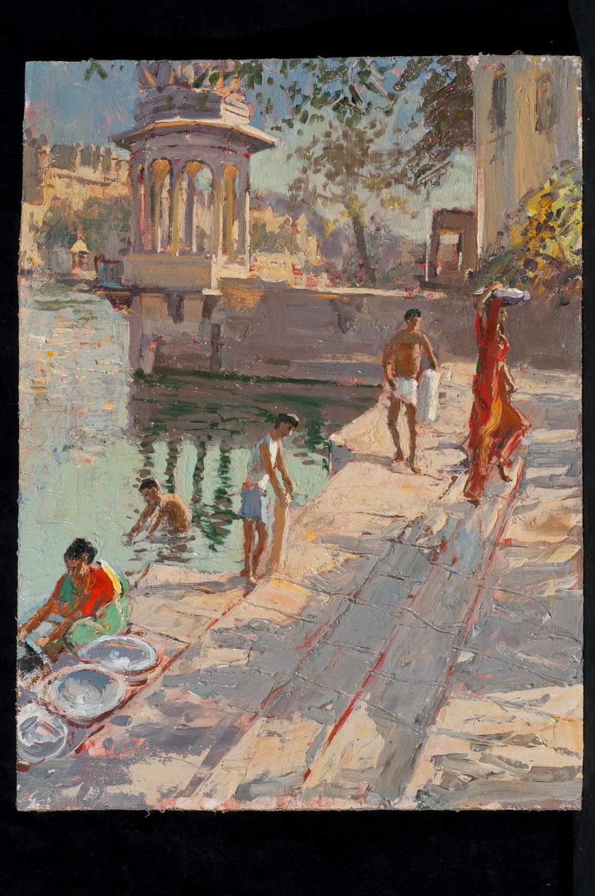Udaipur tempelbad door Tim Scott Bolton
