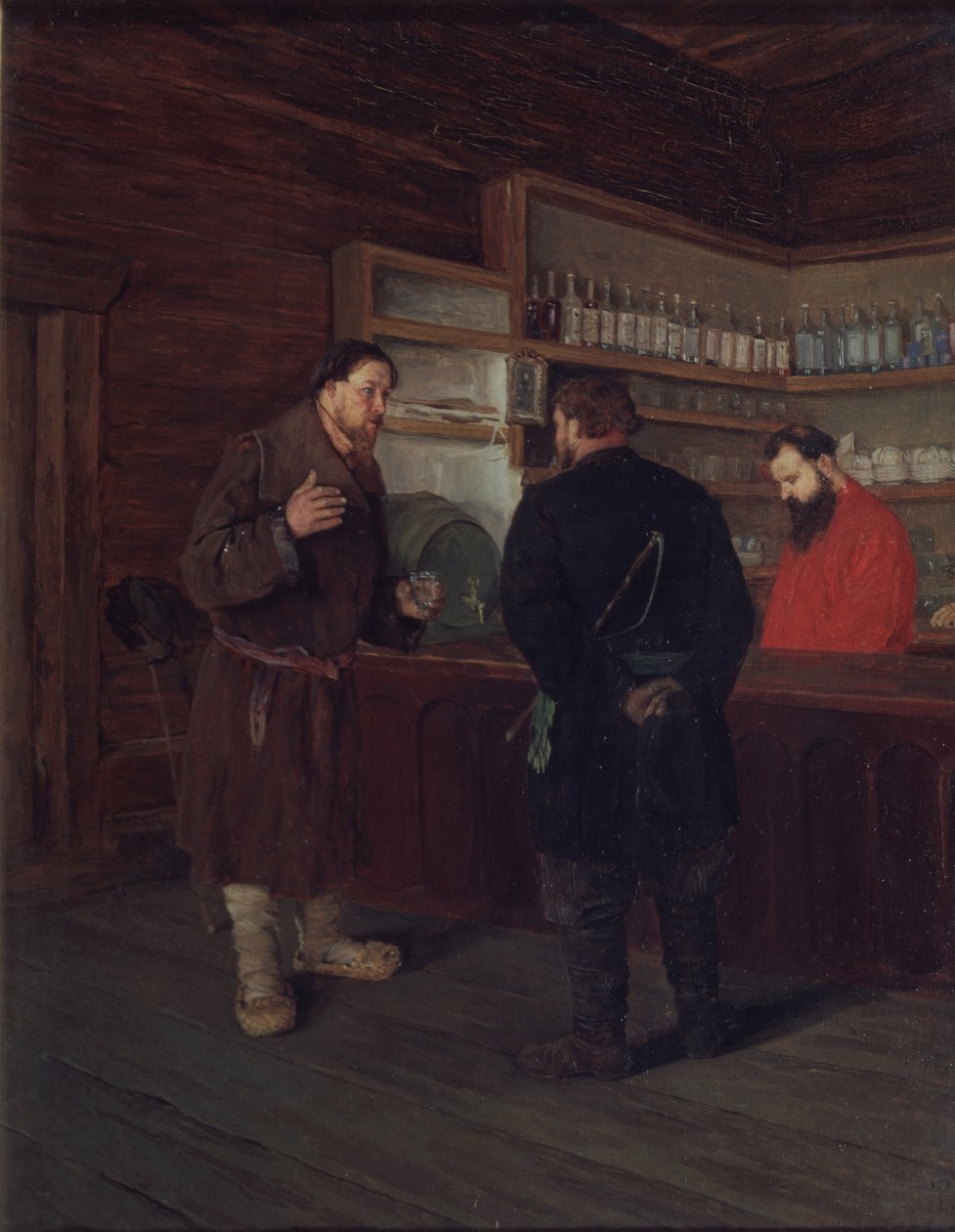 In een taverne door Timofei Illarionovich Mozgov