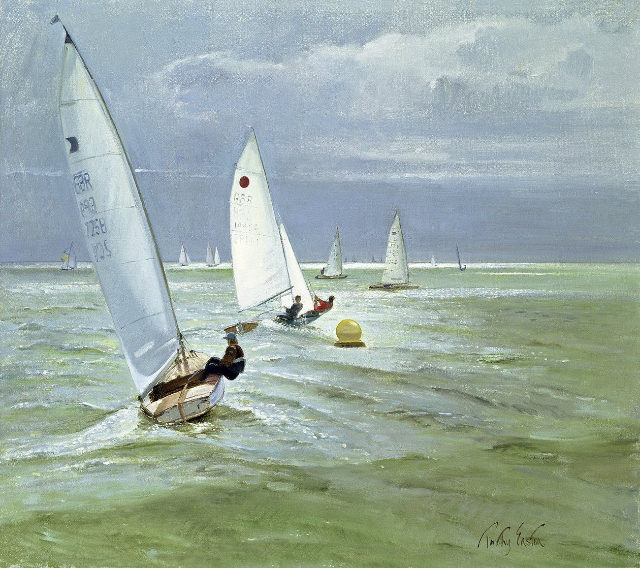 Rond de boei door Timothy Easton