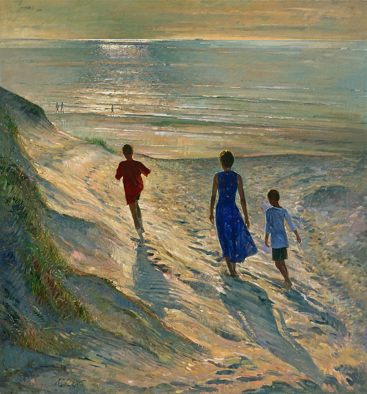 Strandwandeling, 1994 door Timothy Easton