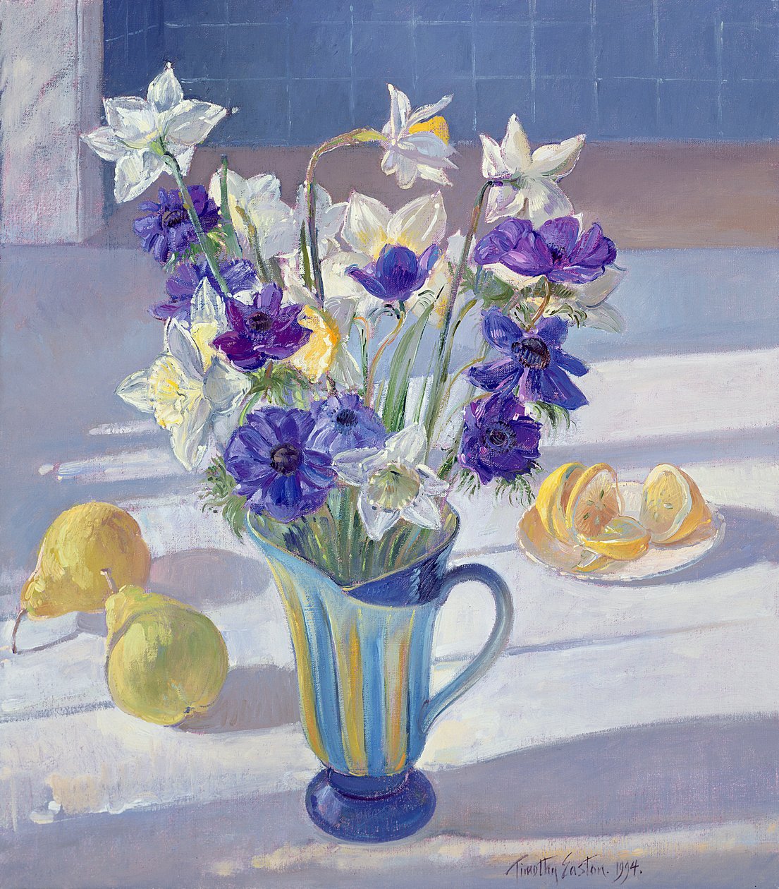 Lentebloemen en citroenen, 1994 door Timothy Easton