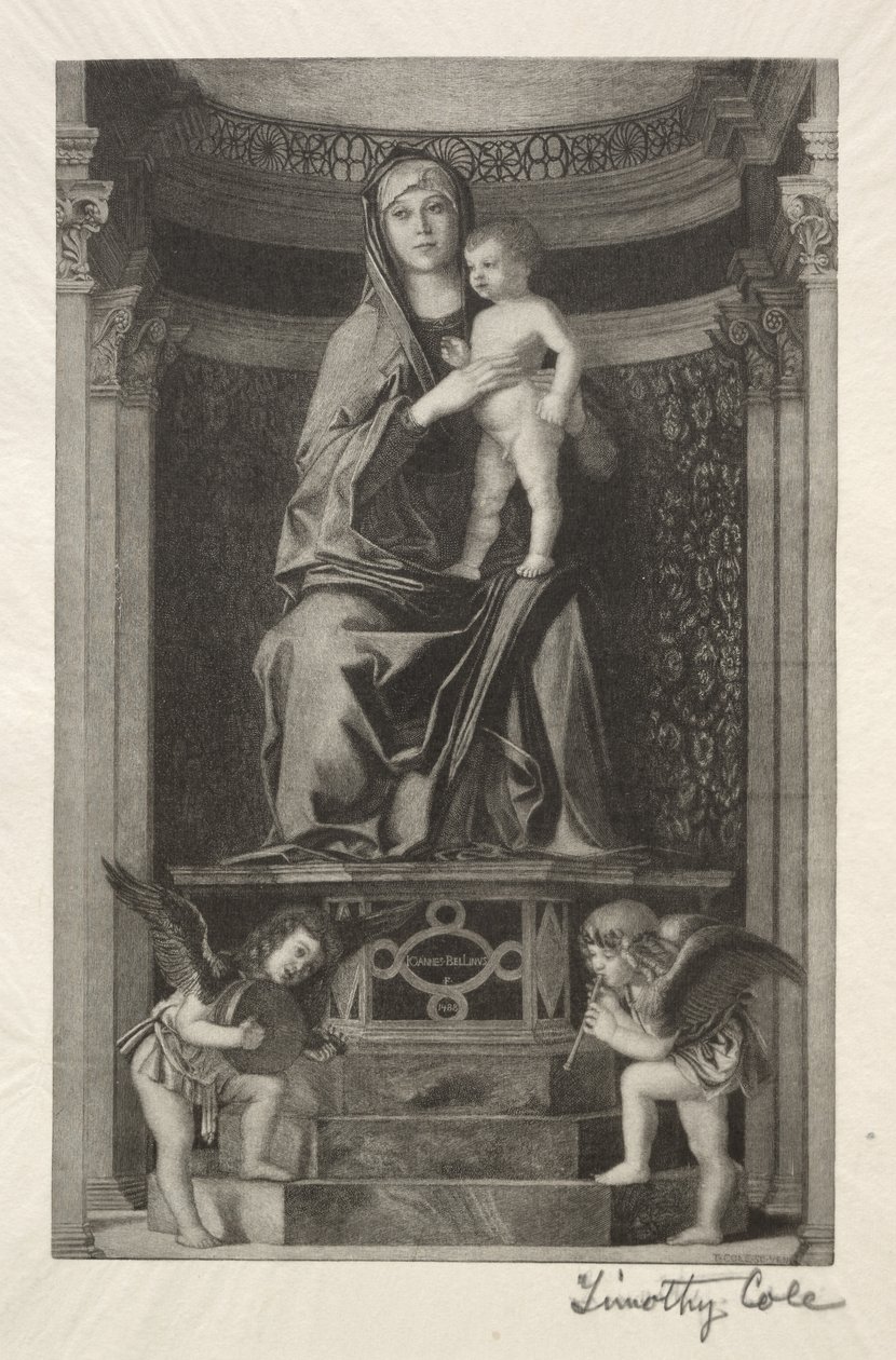 Oude Italiaanse Meesters: Madonna en Kind door Timothy Cole