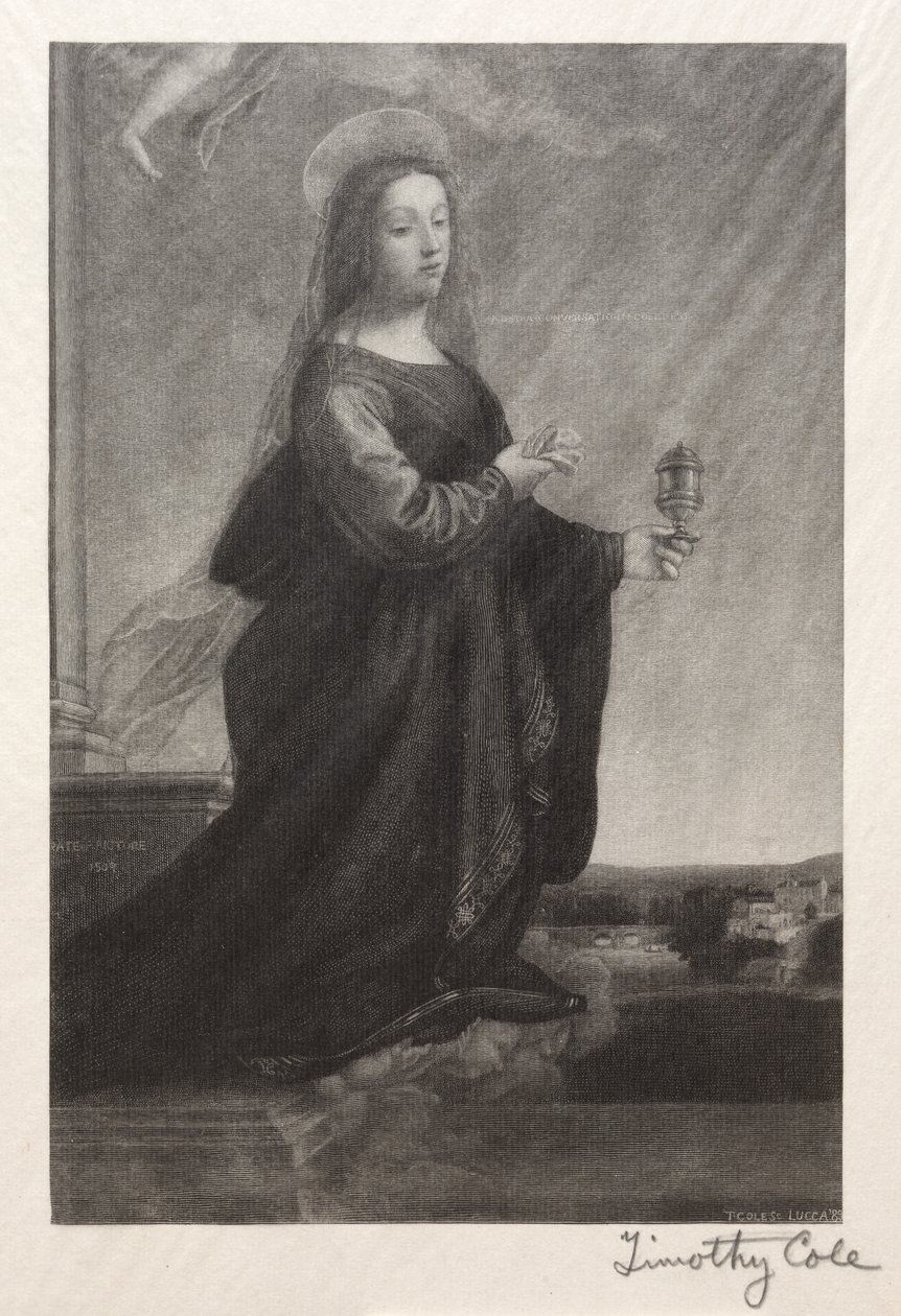 Oude Italiaanse Meesters: Maria Magdalena, 1889 door Timothy Cole