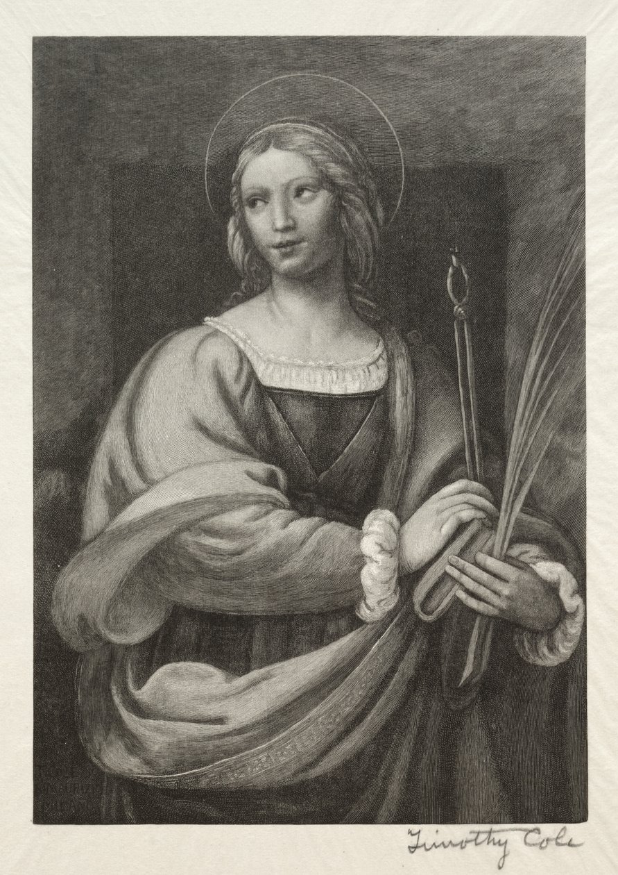 Oude Italiaanse Meesters: St. Apollonia door Timothy Cole