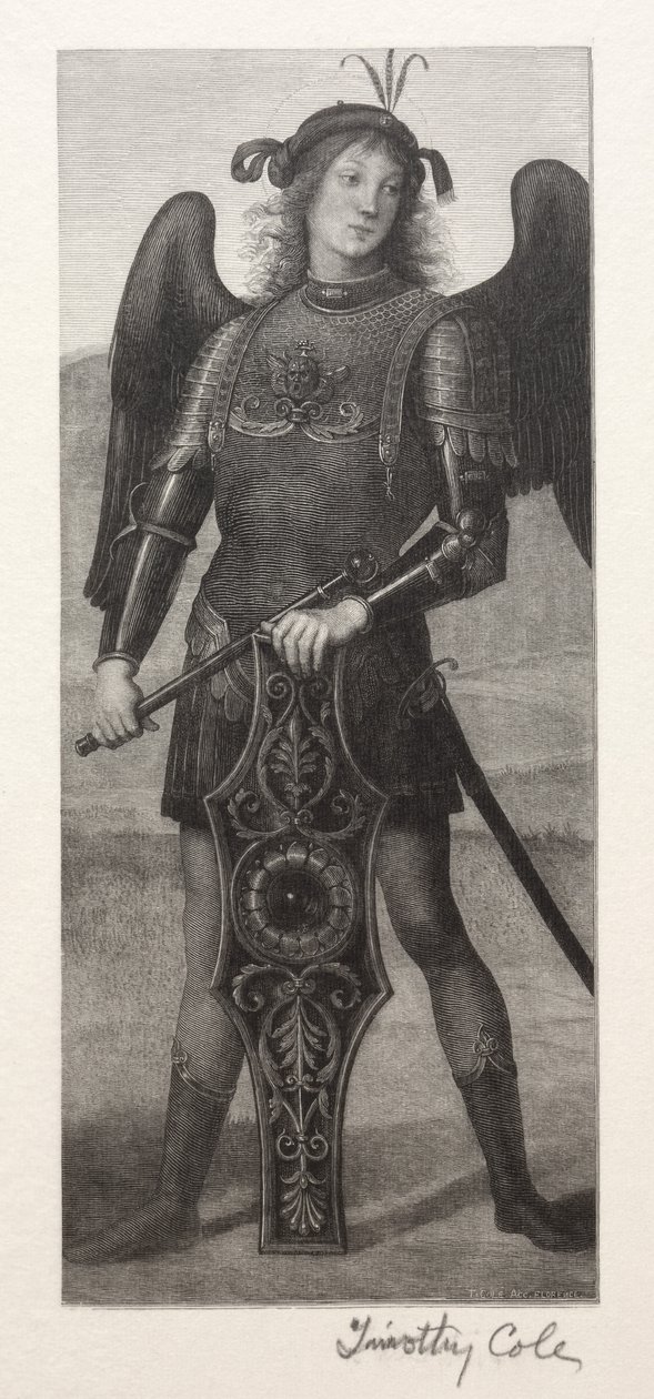 Oude Italiaanse Meesters: St. Michael, 1888-1892 door Timothy Cole