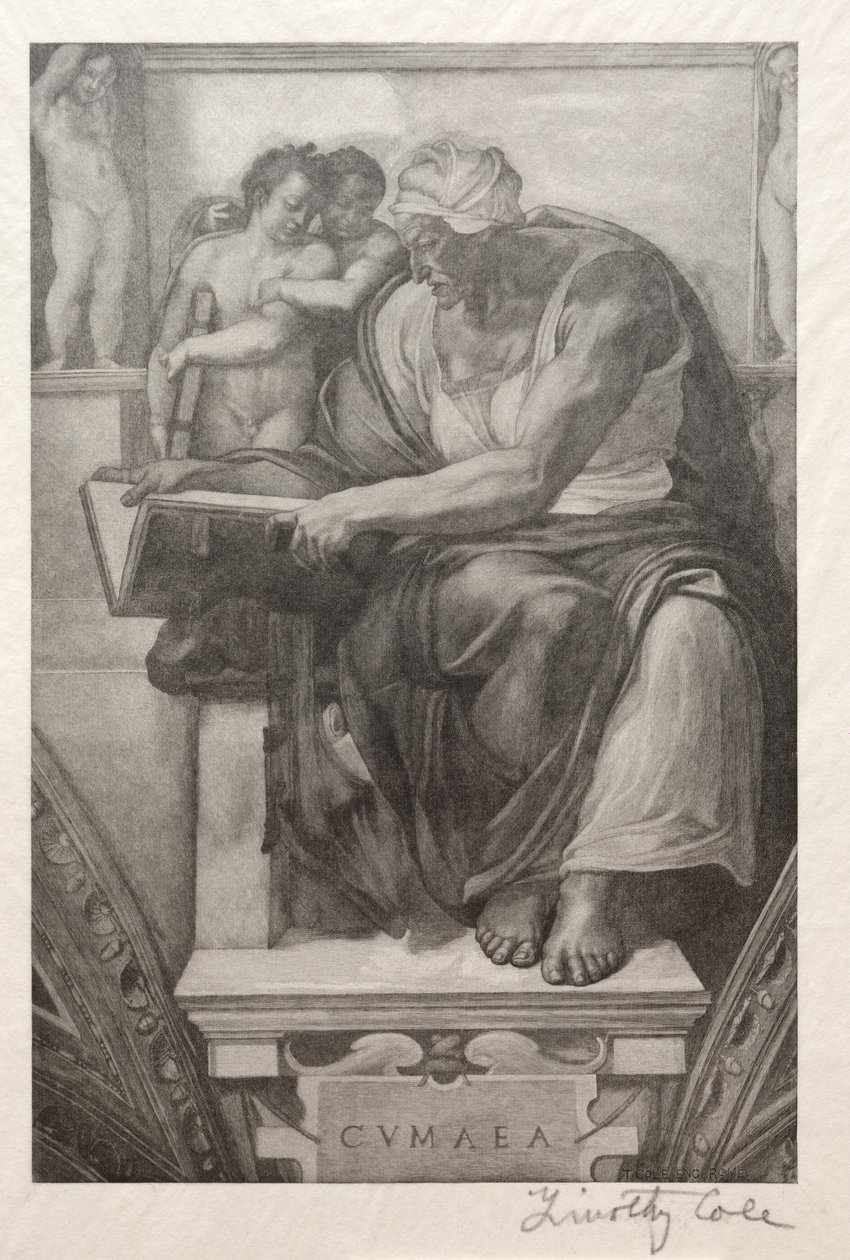 Oude Italiaanse Meesters: De Cumaeense Sibylle, 1888-1892 door Timothy Cole
