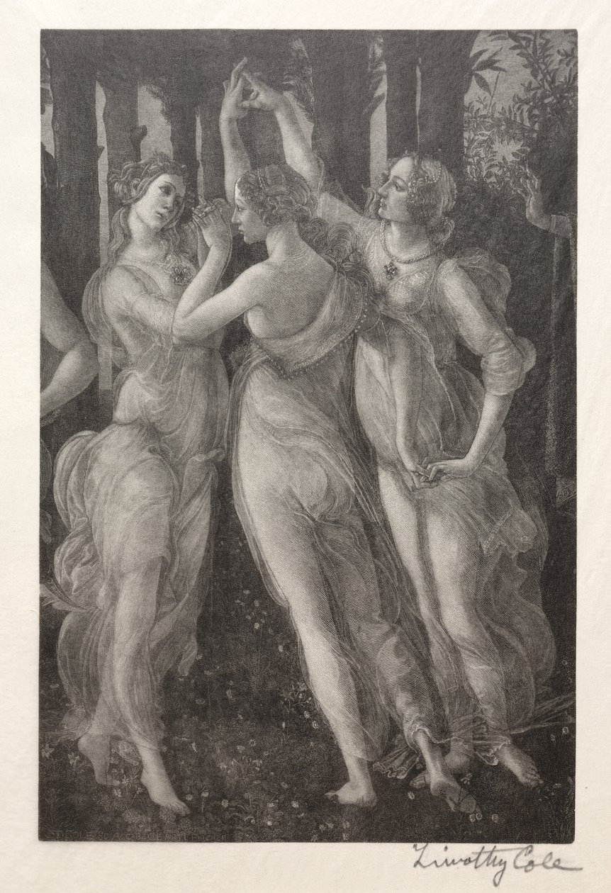 Oude Italiaanse meesters: De Drie Gratiën, 1888-1892 door Timothy Cole