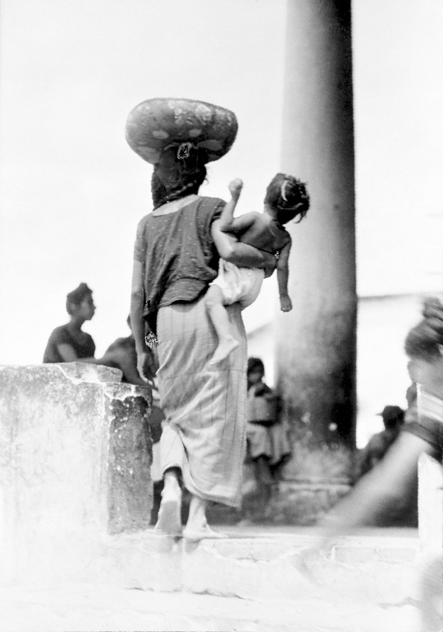 Markt in Tehuantepec, Mexico door Tina Modotti