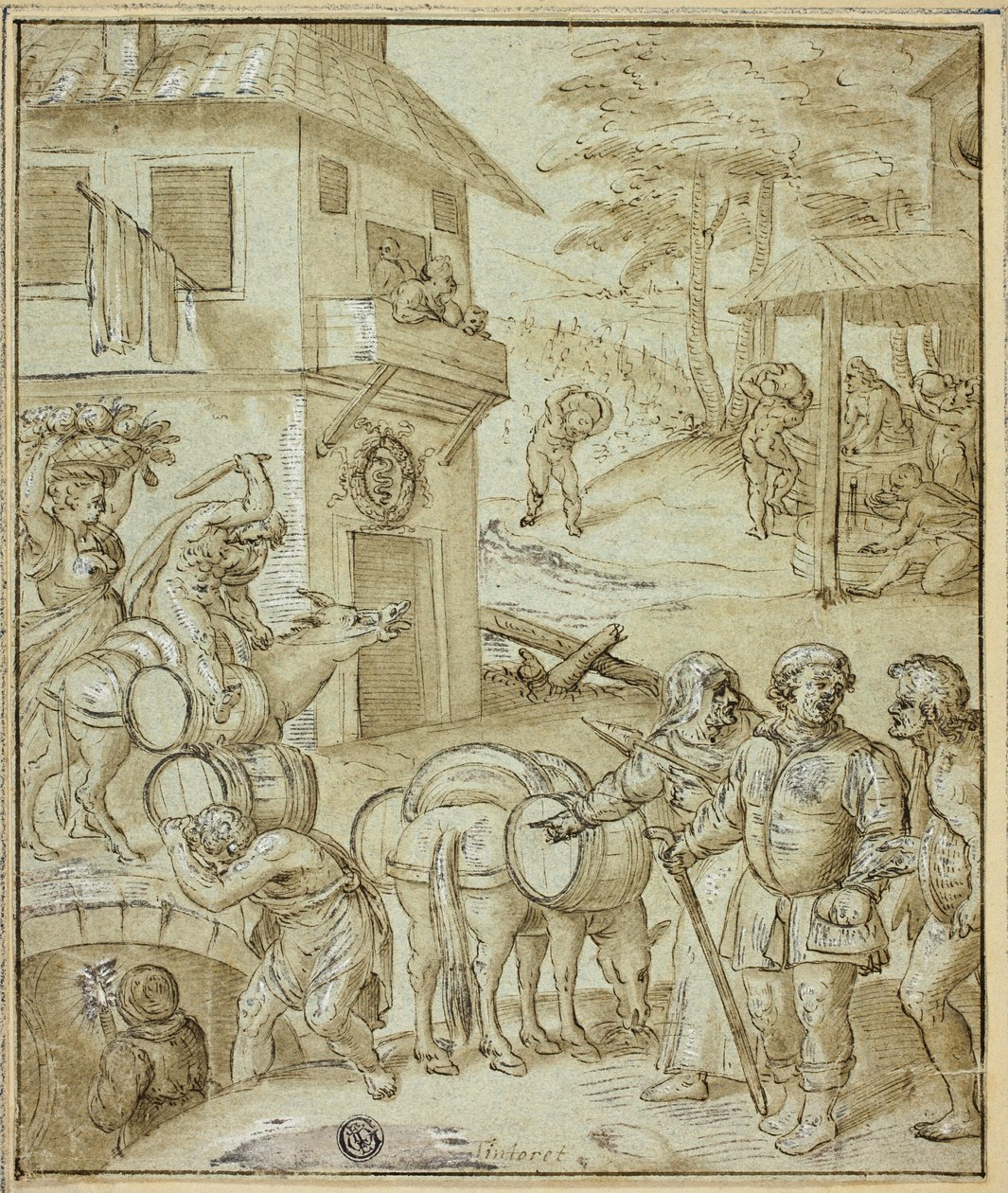 Wijnoogst door Tintoretto