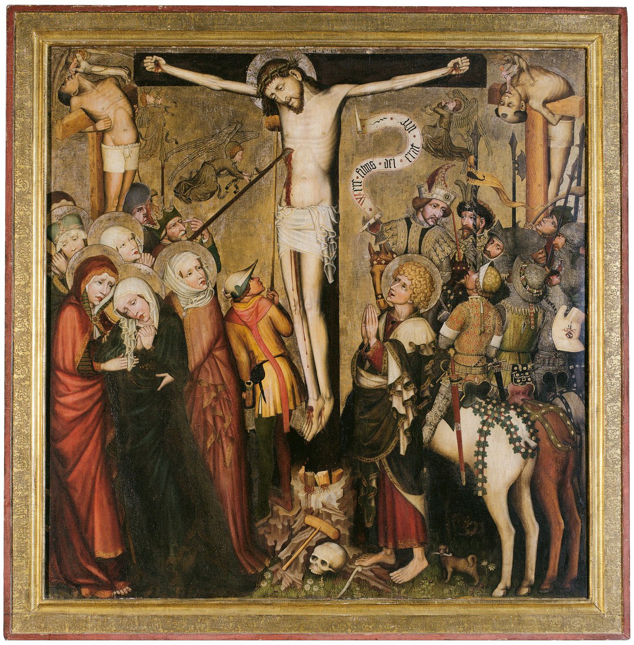 Kruisiging van Christus ("Wiltener Kruisiging") door Tiroler Maler