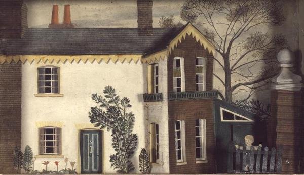 Model van een huis door Tirzah Ravilious
