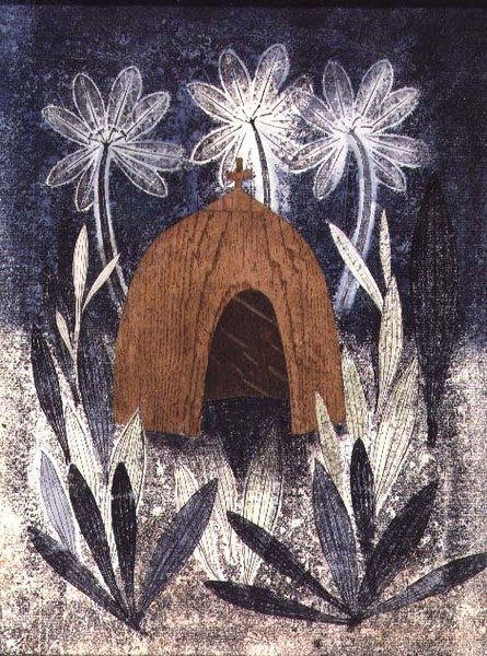 Inheemse Hut door Tirzah Ravilious