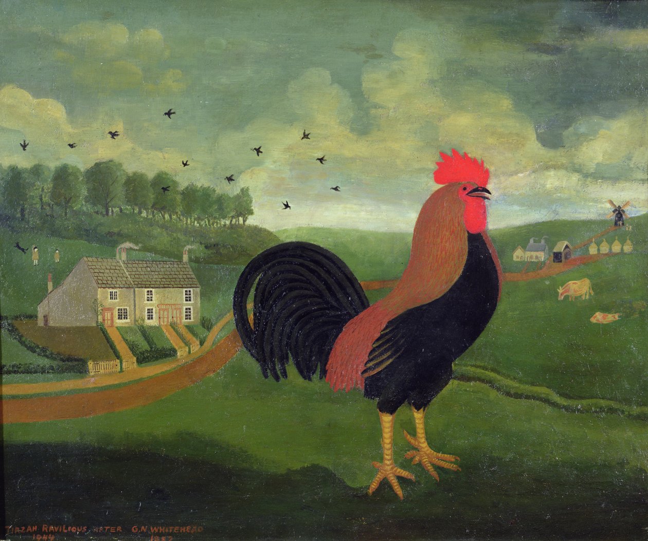De Haan (naar G. N. Whitehead) door Tirzah Ravilious