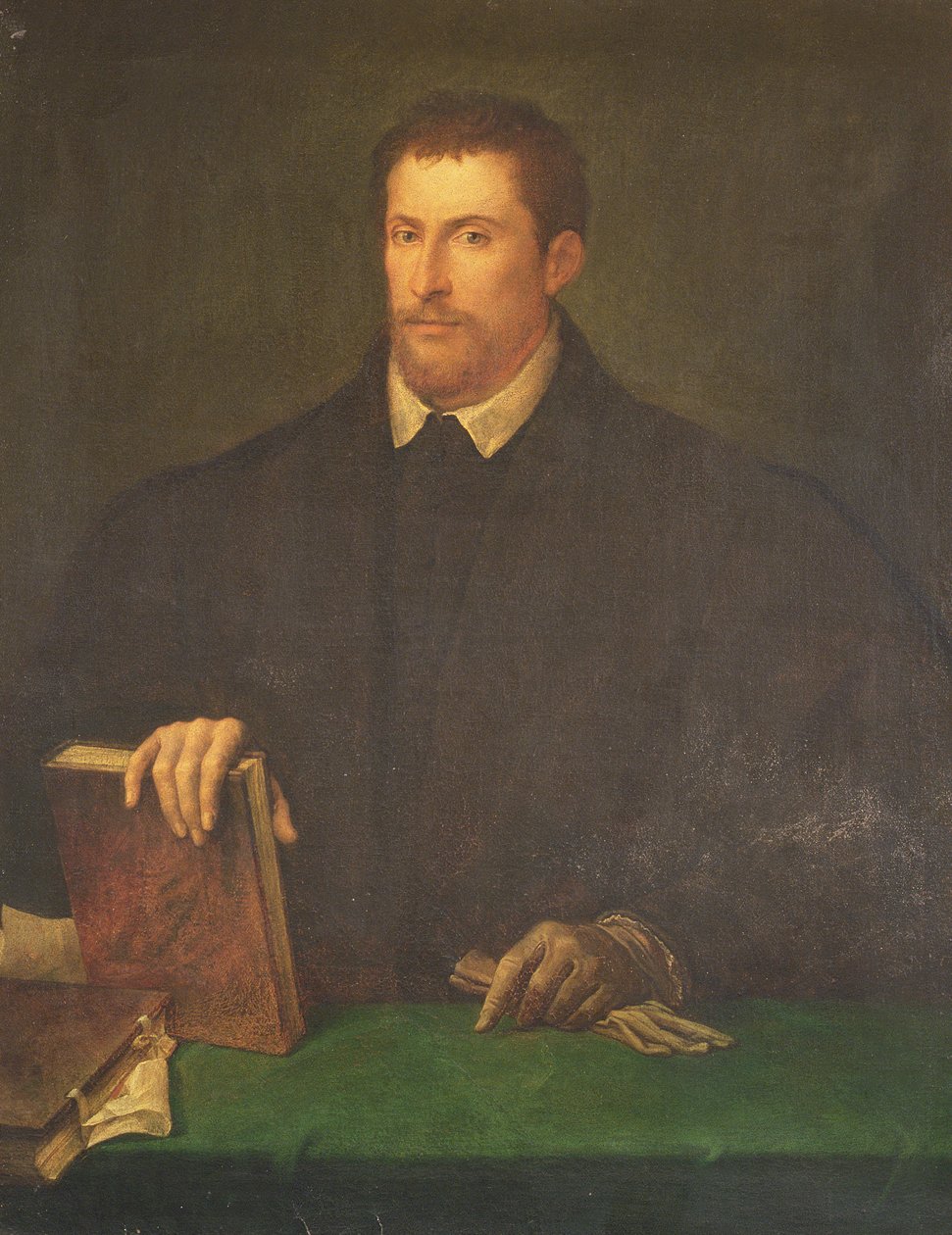 Ippolito Riminaldi, ca.1528 door Tiziano Vecelli