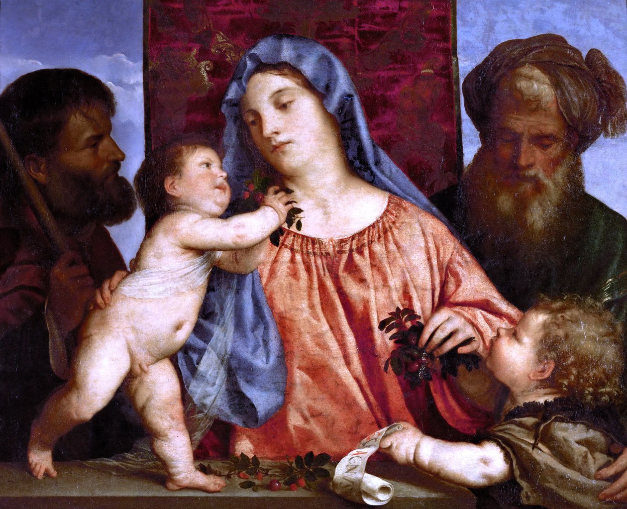 Kersen-Madonna door Tiziano Vecelli