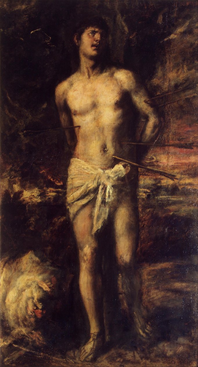 Sint Sebastiaan door Tiziano Vecelli