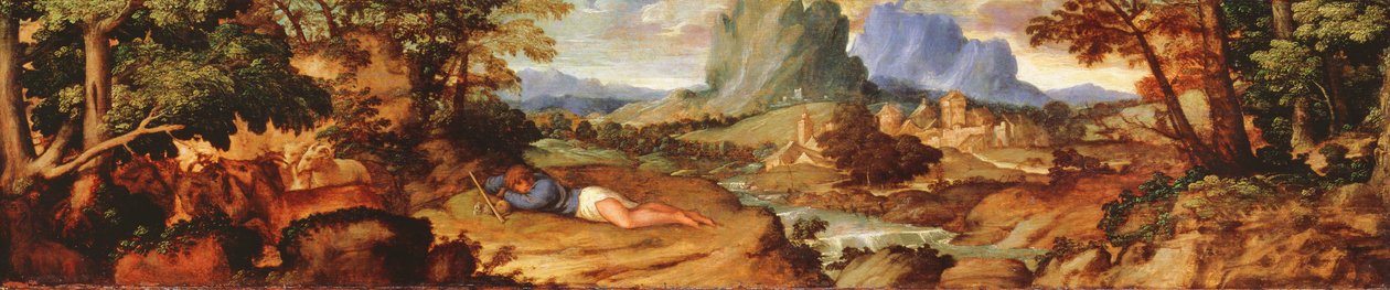 Endymion en zijn kudde, ca. 1510 door Tiziano Vecelli