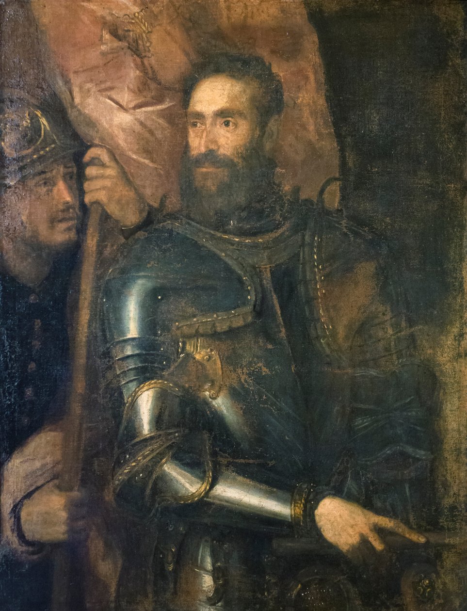 Portret van Pier Luigi Farnese door Titian (c.1488 1576)