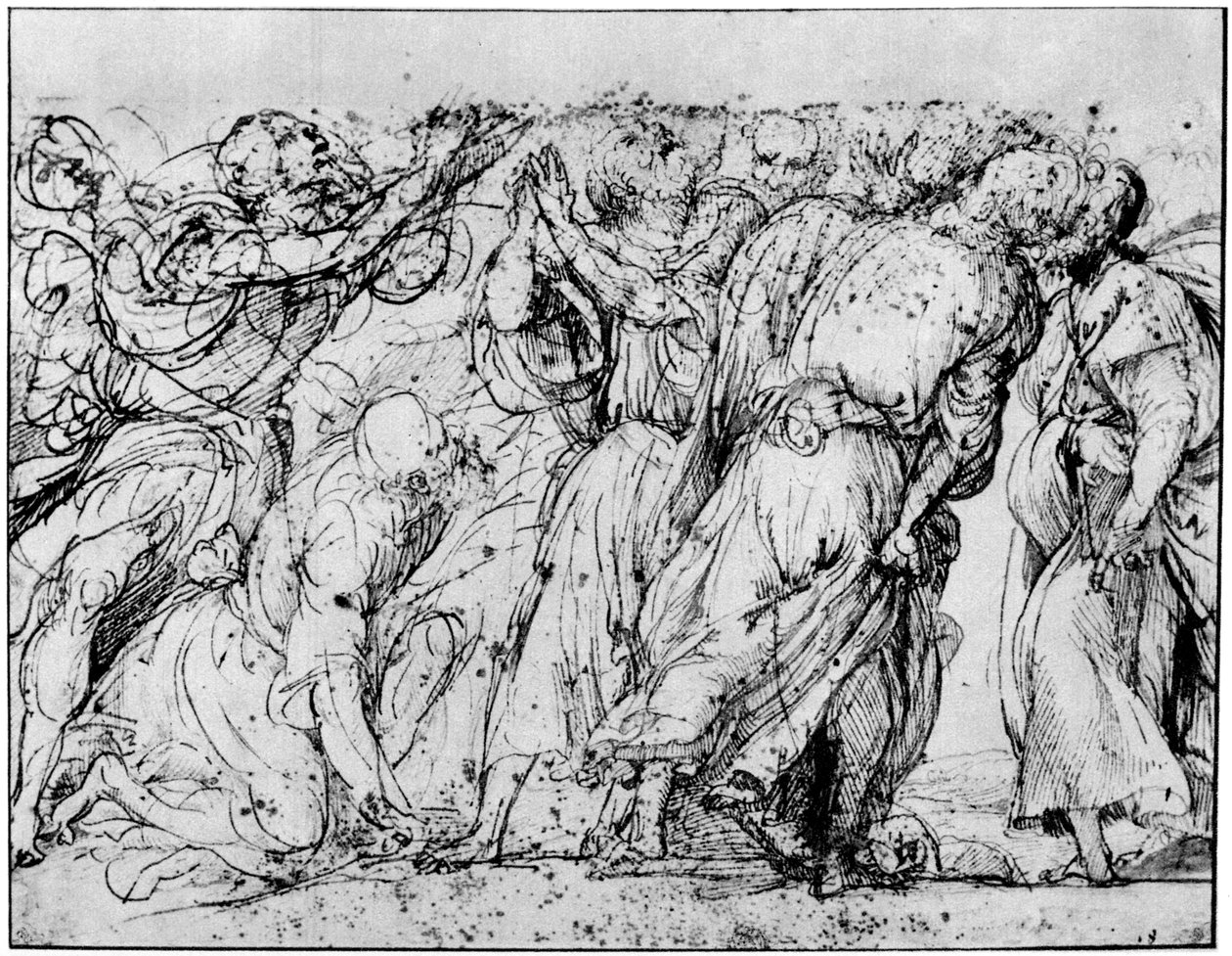 Groep van apostelen, 1516-1518, 1937 door Tiziano Vecelli