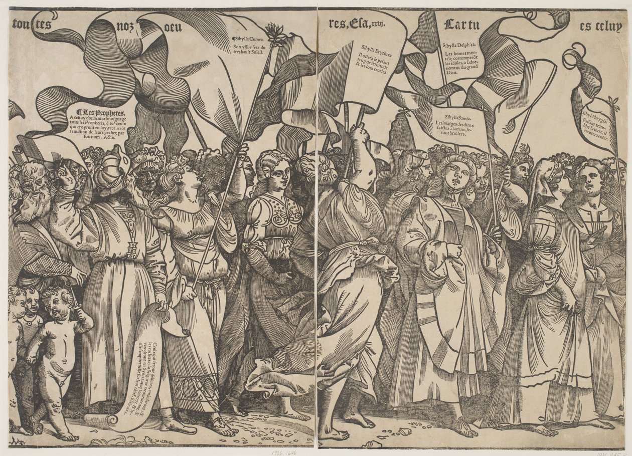 Profeten II, c.1511 door Tiziano Vecelli