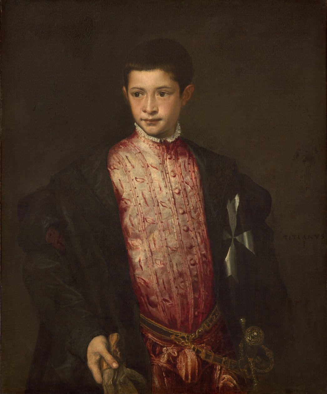 Ranuccio Farnese door Titian