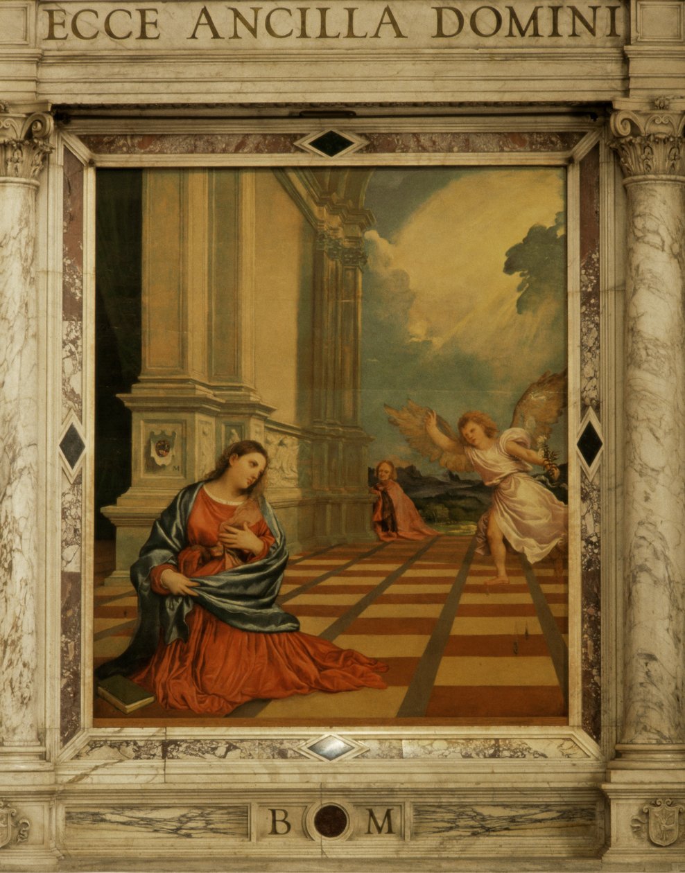De Malchiostro Aankondiging, c.1520 door Tiziano Vecelli