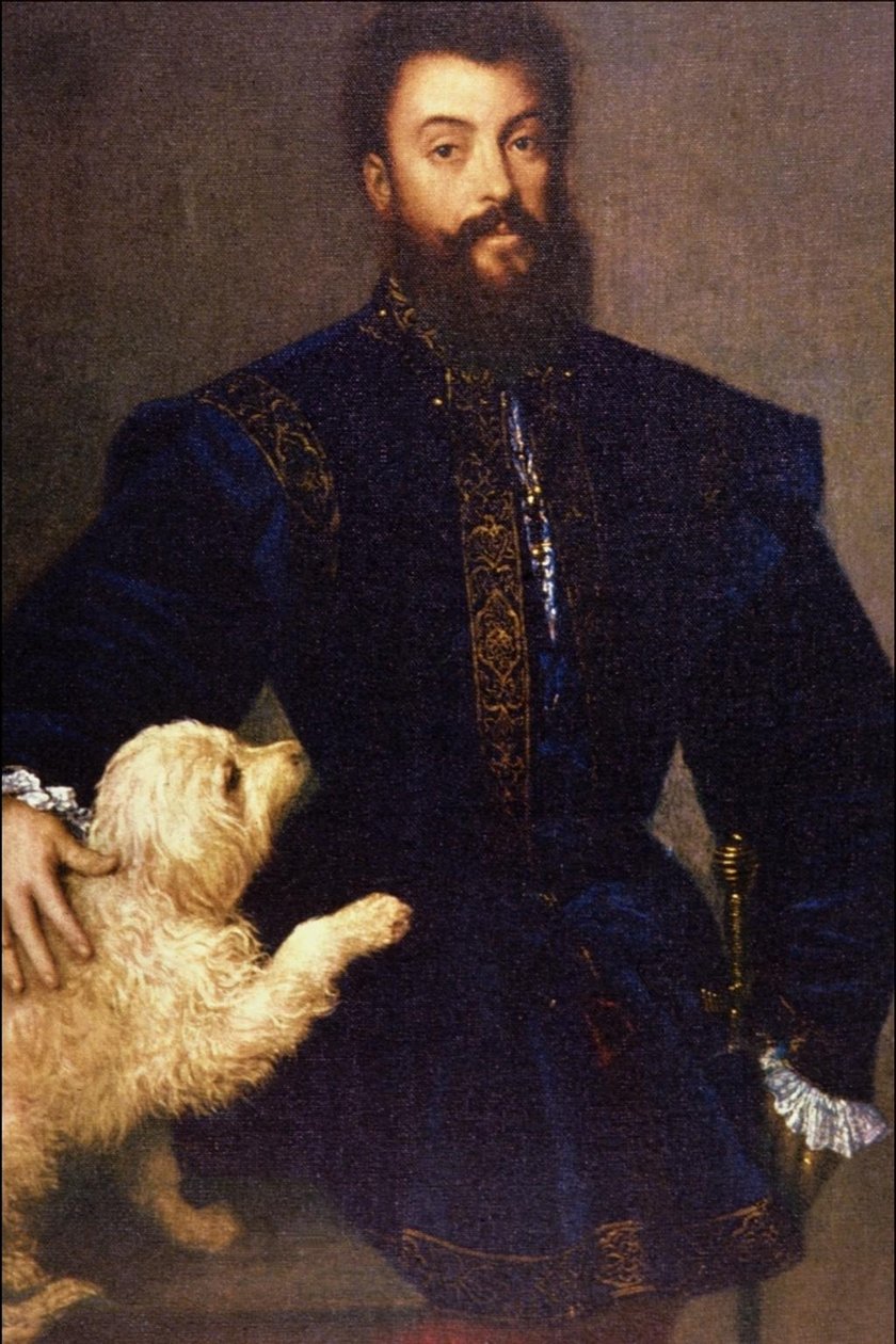 Federico II Gonzaga door Tiziano Vecelli