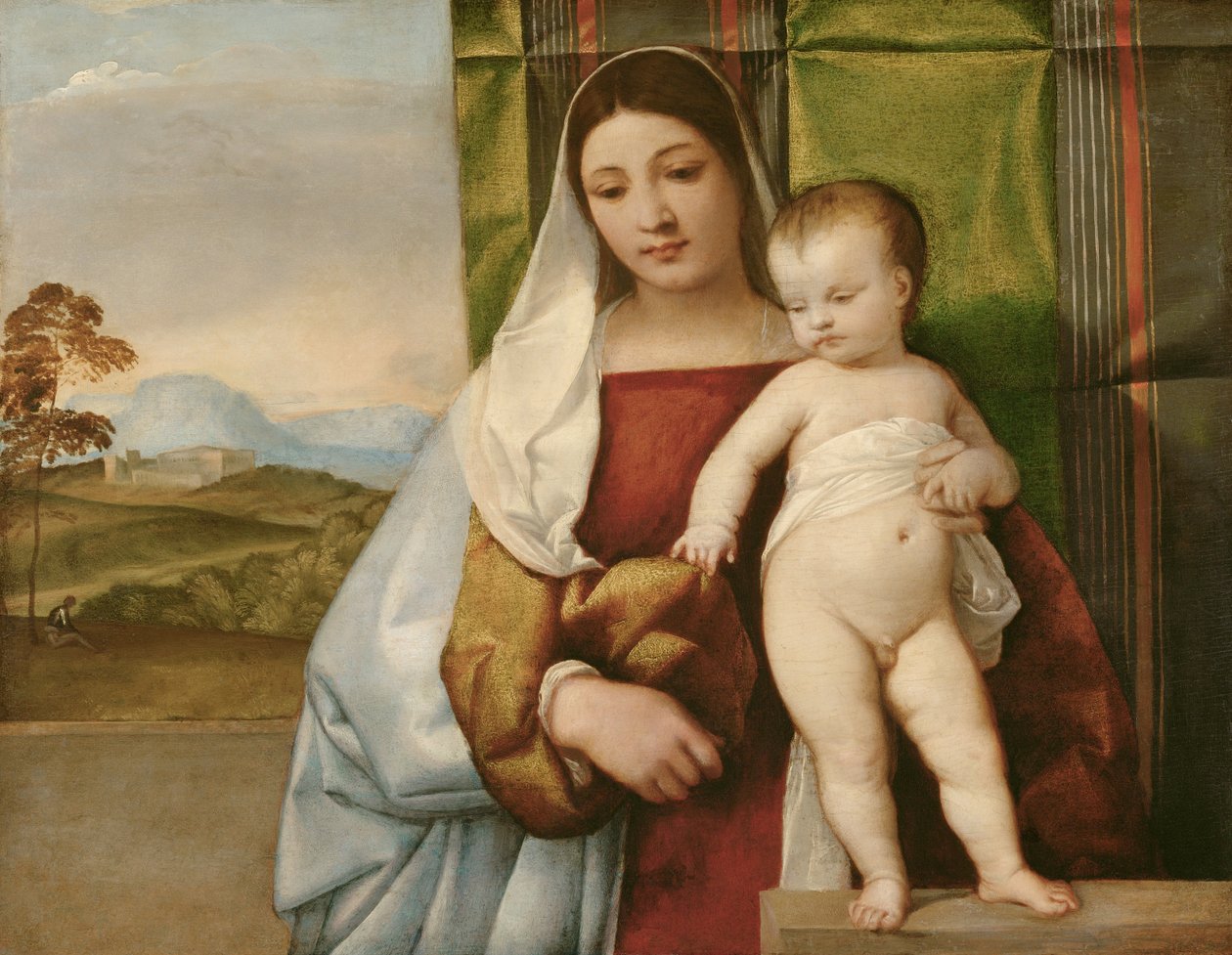 Zigeuner Madonna door Tiziano Vecelli