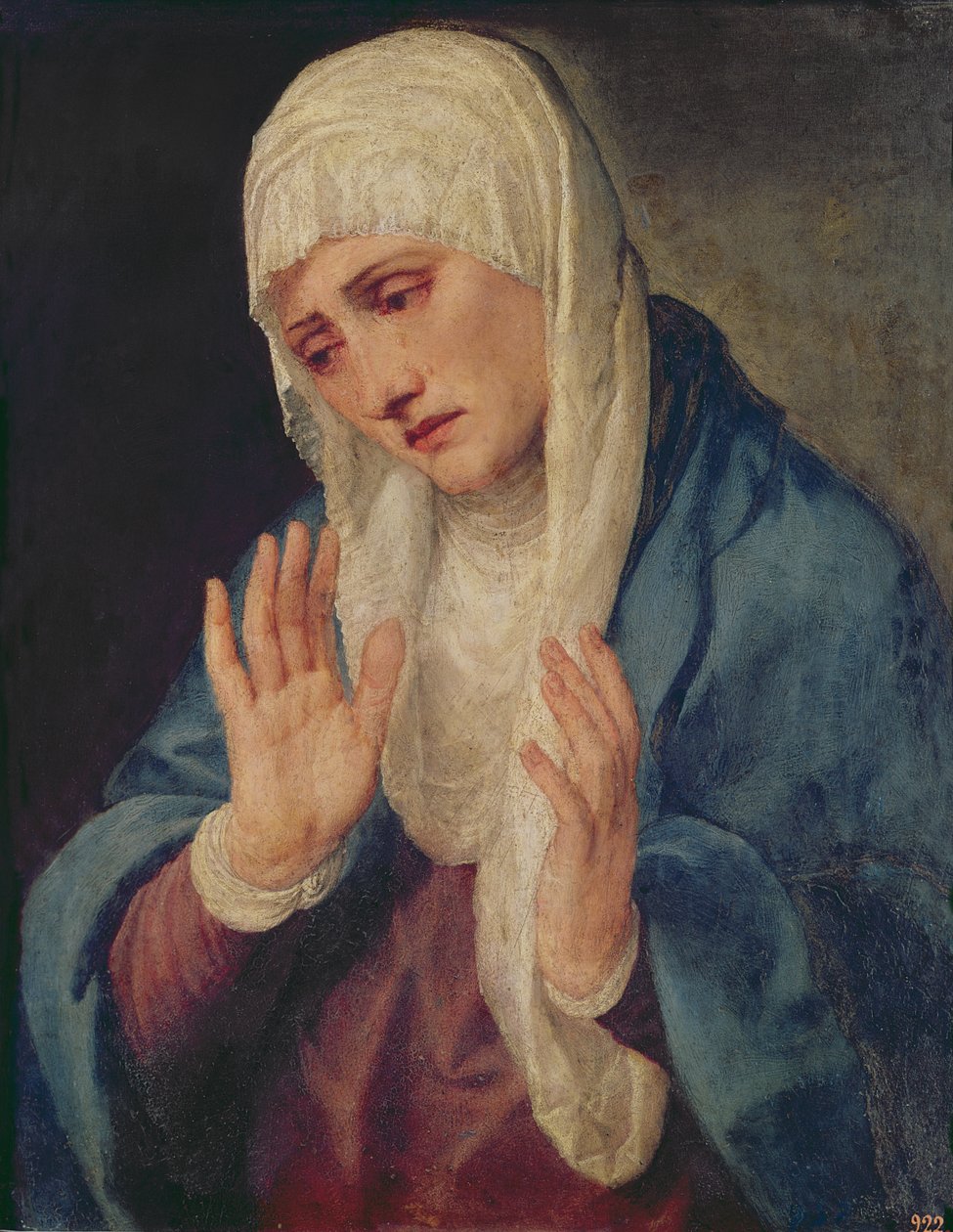 Mater Dolorosa, 1555 door Tiziano Vecelli