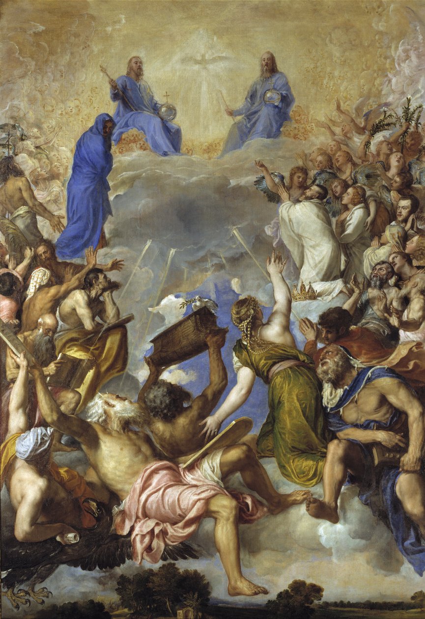 Gloria, 1551-1554 door Tiziano Vecelli