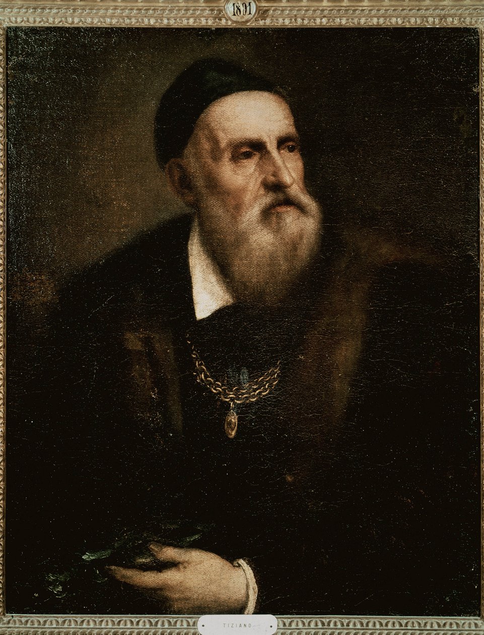 Zelfportret door Tiziano Vecelli