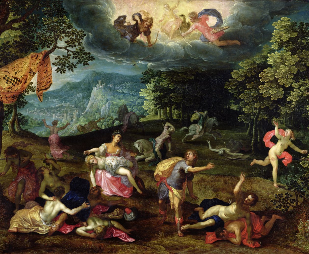 De straf van Niobe door Tobias Verhaecht