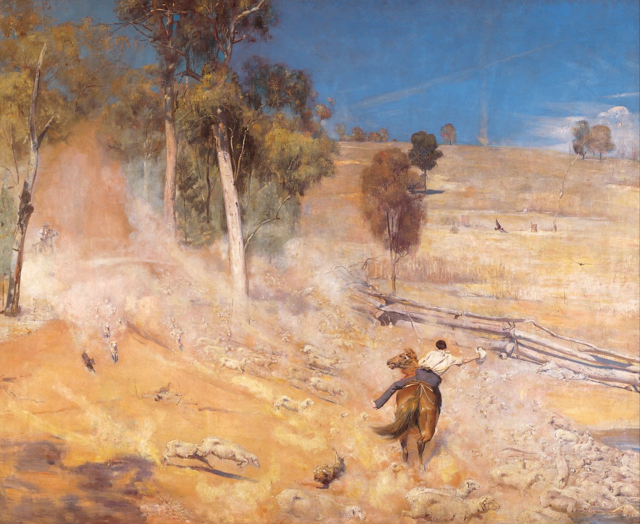 Een ontsnapping! door Tom Roberts