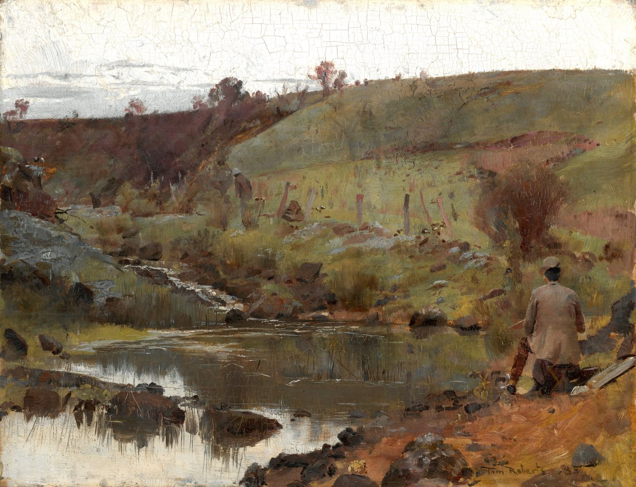 Een Rustige Dag aan Darebin Creek door Tom Roberts