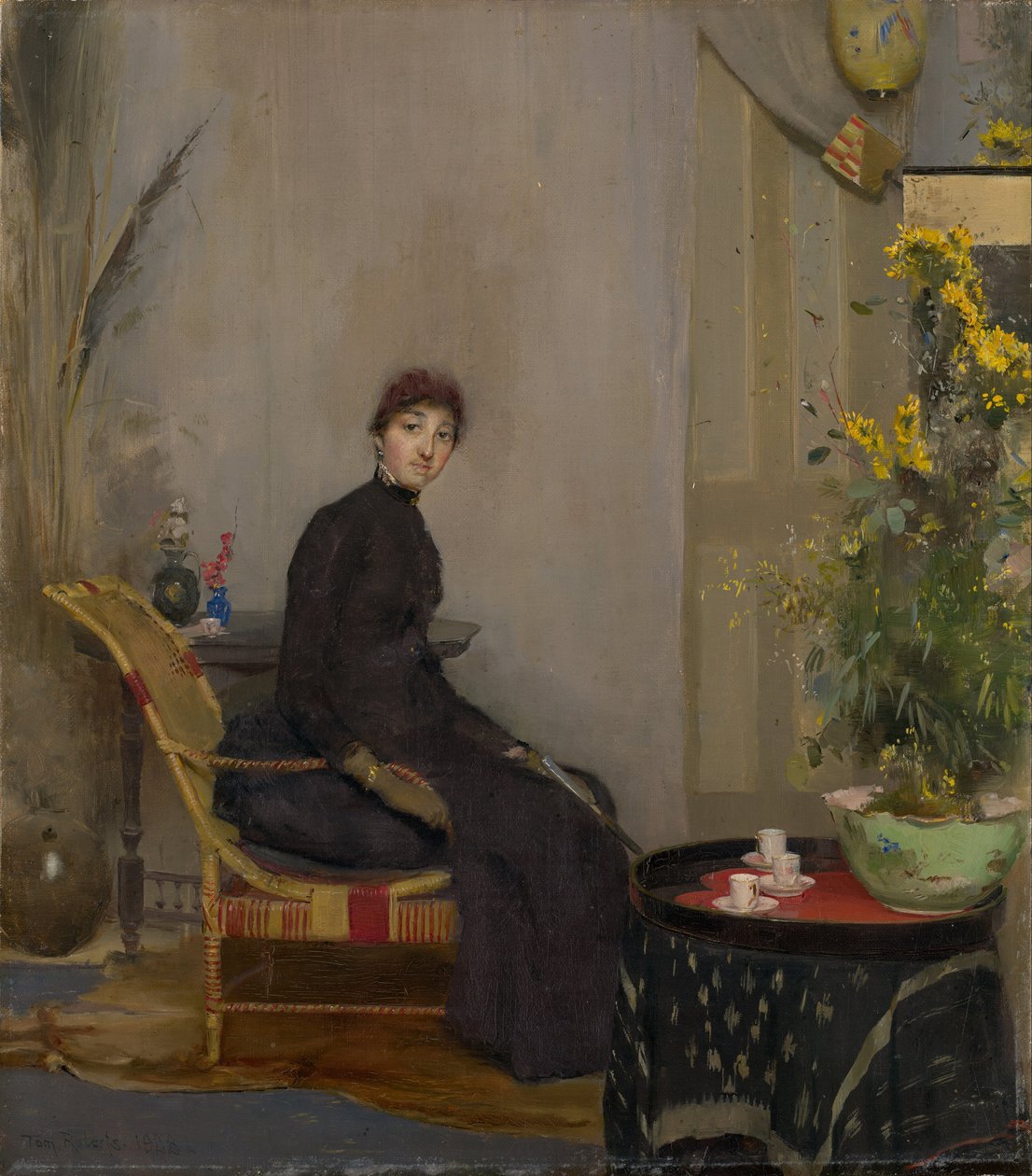 Mevrouw L. A. Abrahams door Tom Roberts