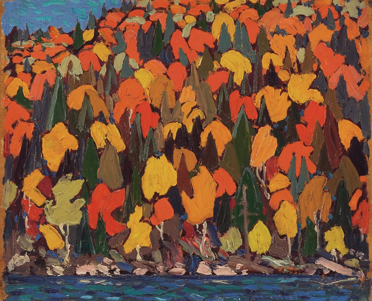 Herfstbladeren door Tom Thomson