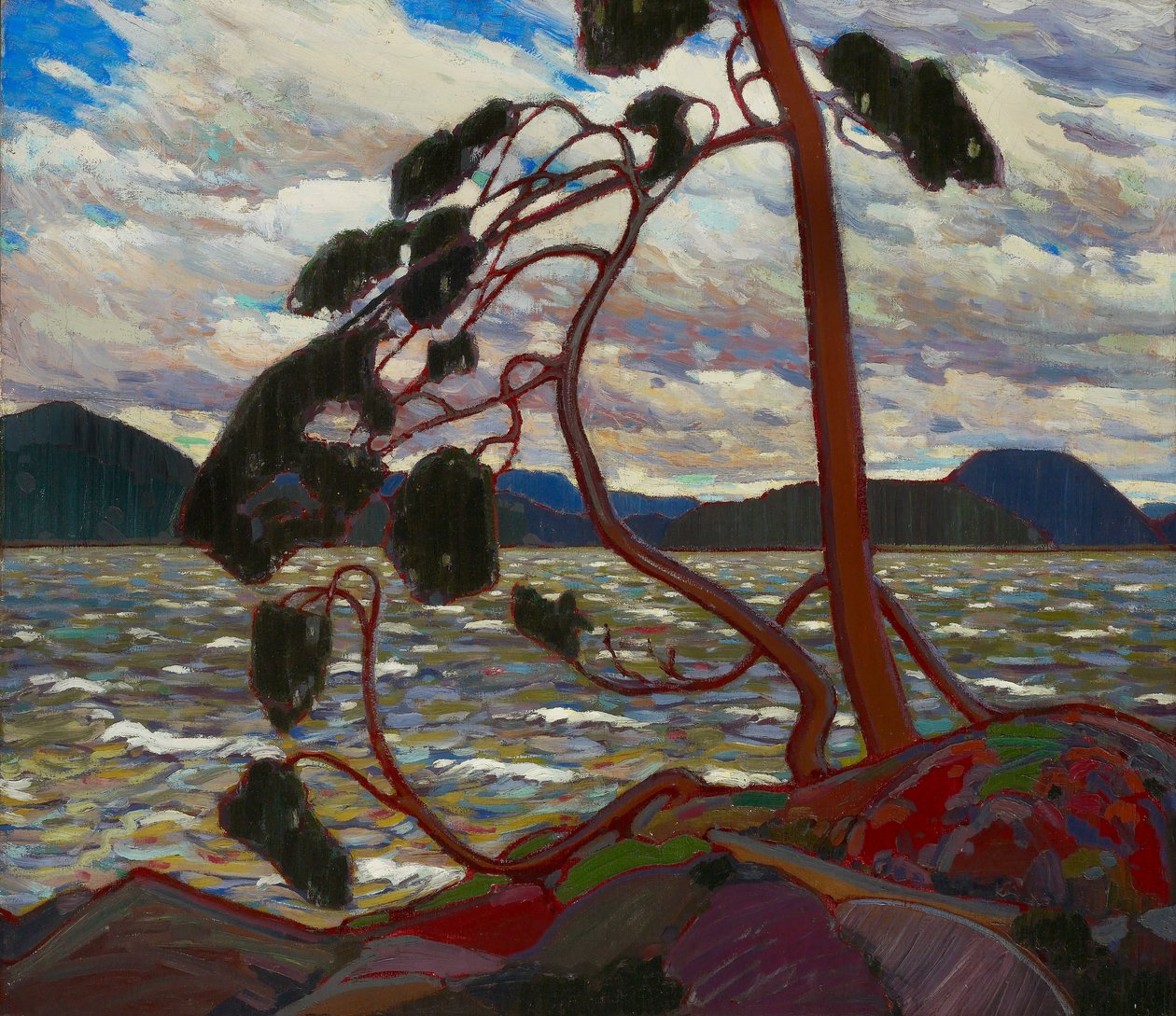 De westenwind door Tom Thomson